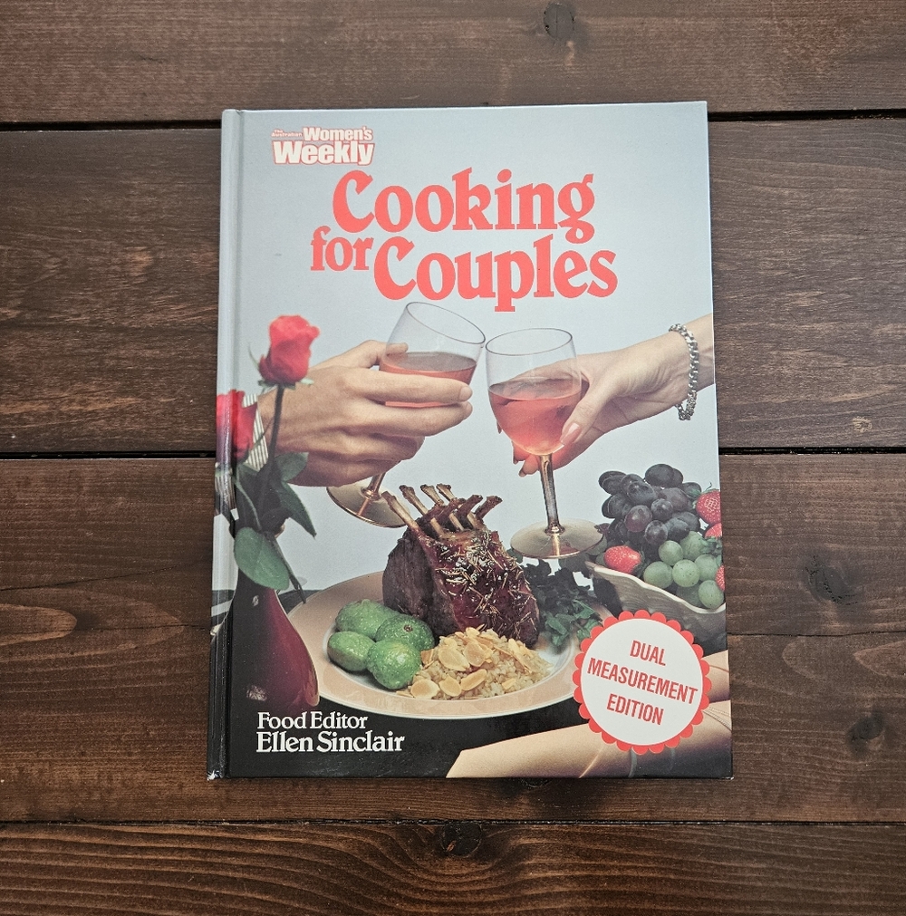 Women's Weekly Vintage 1982 Cooking for Couples‎ Hardcover Cookbook